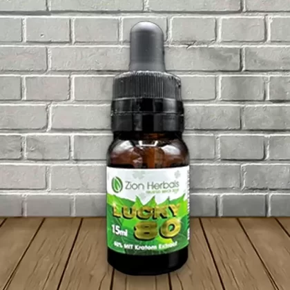 Zion Herbals Lucky 80 80% Liquid Kratom Extract 15ml