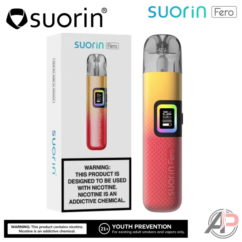 Suorin Fero 25w Pod System Starter kit Device - Black Jack, Blue Margarita - Image 2