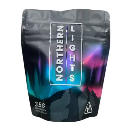 Bag King Northern Lights Strain Child-Resistant Mylar Bag | 1/8 oz