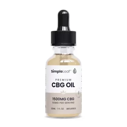 Simple Leaf Premium CBG Oil - Vape Store