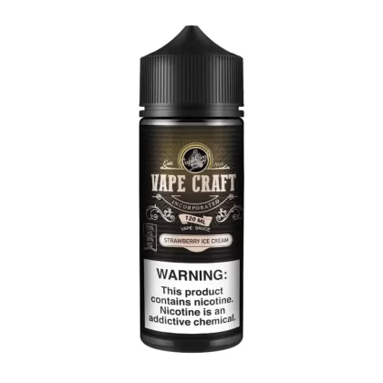 Vape Craft Strawberry Ice Cream eJuice - Vape Product, Vape Product; Vape Product, Vape Product (05F16D)