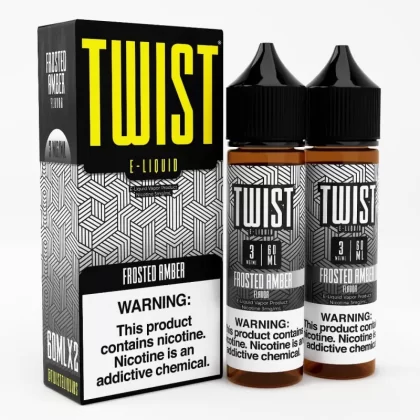 Twist e-Liquids Frosted Amber eJuice - 120mL (2x60mL); Vape Product, Vape Product