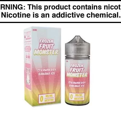 STRAWBERRY BANANA ICE BY FROZEN FRUIT MONSTER 100ML - Vapejuice