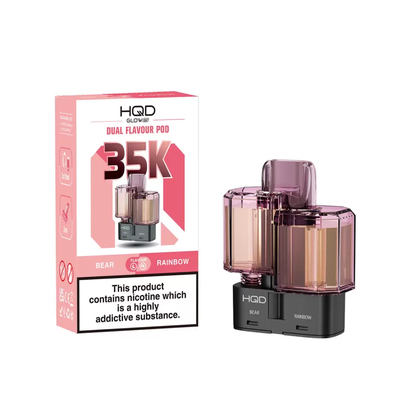 HQD Glow Air 35K Prefilled Pods - Summer Dream / Blue Razz Cherry - Image 2