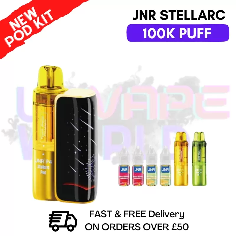 Peach Mango Pineapple JNR 100K Puff Stellarc Pod Kit