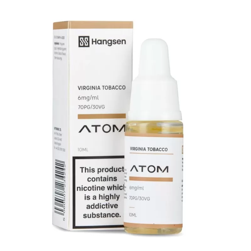 Virginia Tobacco E-Liquid Atom Series by Hangsen (10ml) - 18mg