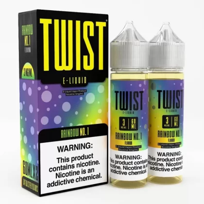 Twist e-Liquids Rainbow No. 1 eJuice - 120mL (2x60mL); Vape Product, Vape Product (75C007)