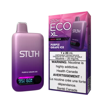 STLTH ECO XL - Purple Grape Ice - 20 mg/mL (wholeseller) - Excise ON, 20 mg/mL (wholeseller) - Excise AB