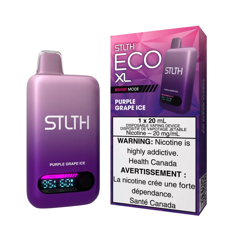 STLTH ECO XL - Purple Grape Ice - 20 mg/mL (wholeseller) - Excise ON, 20 mg/mL (wholeseller) - Excise AB