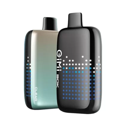 GiMi 30K Disposable Vape - Up to 30,000 puffs; Integrated Rechargeable