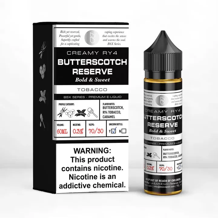 Glas BSX Premium E-Liquid 60ml - Pound Cake / 3mg - Vapeciga - Image 3