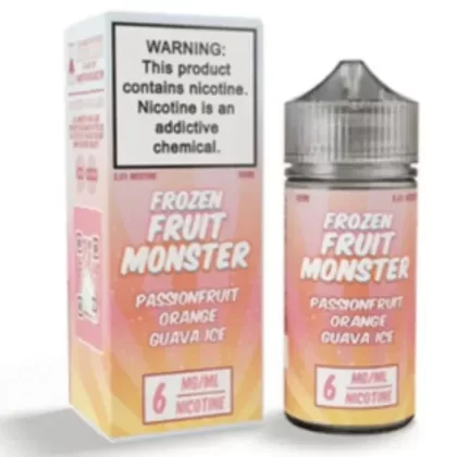 Passionfruit Orange Guava Ice E-Liquid by Frozen Fruit Monster - Size#100ml~Nicotine#0MG>3MG>6MG