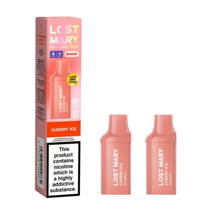 Cherry Ice Lost Mary BM600 Pods - Vapeshop Co