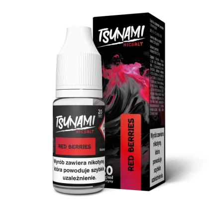 Liquid Tsunami Salt 20mg 10ml Red Berries