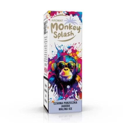 Longfill Aromat Monkey Splash 8/10ml Czarna Porzeczka Jagoda Malina Ice