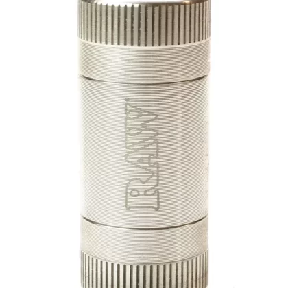 Raw 7 Piece Aluminum Pollen Press - Vape Store
