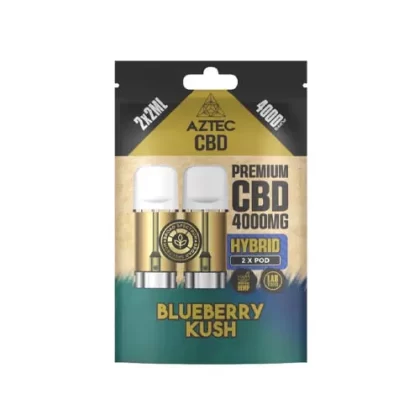 Aztec CBD 4000mg Prefilled Pods X2 - Raspberry Kush