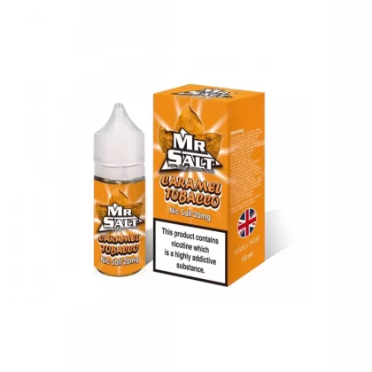 Mr Salt Caramel Tobacco 10mg / 20mg Salt Nicotine E Liquids - Vape Product, Vape Product
