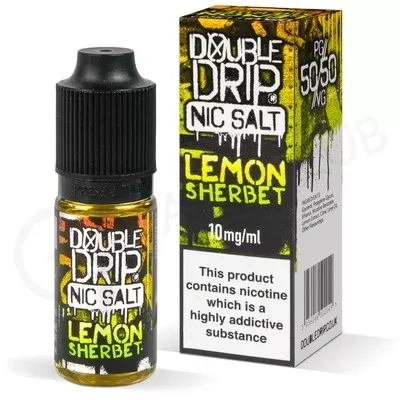 Lemon Sherbet Nic Salt E-Liquid by Double Drip - Ecigpremium
