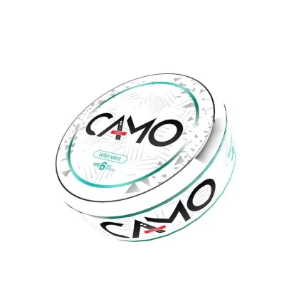 Camo Wild Mint Nicotine Pouches – 20 Pouches - Strength#6mg>12mg>25mg (7E0DD0) (7E0DD0)