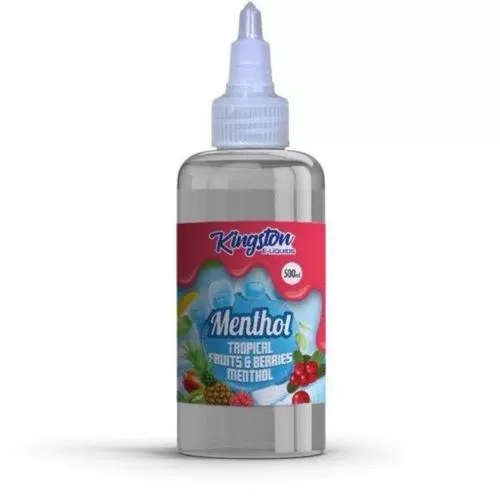 Kingston E-liquids Menthol 500ml Shortfill - Tropical Fruit Berries Menthol / No - Image 3