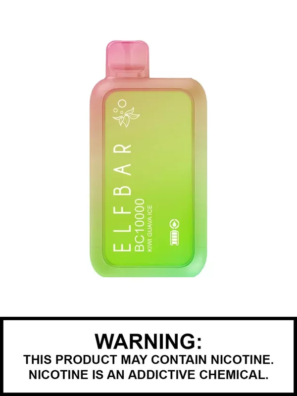 Kiwi Guava Ice by Elf Bar BC10000 Disposable Vape
