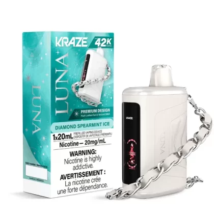 Kraze Luna 42k Disposable - Fruit Jewel Ice, Pristine Pina Colada Ice (B8FB22)