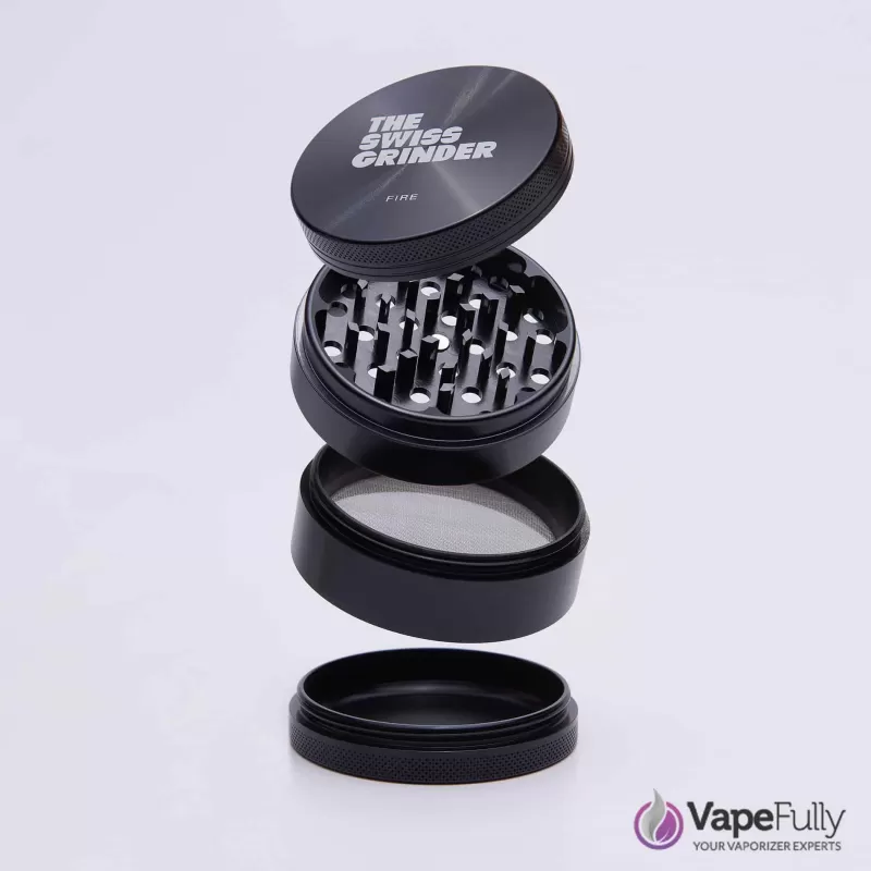 Swiss Grinder Fire – Premium 4-piece grinder - Image 3