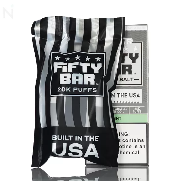 Fifty Bar V2 Silver Series 20mg Disposable Vape - Pineapple Whip - Image 3