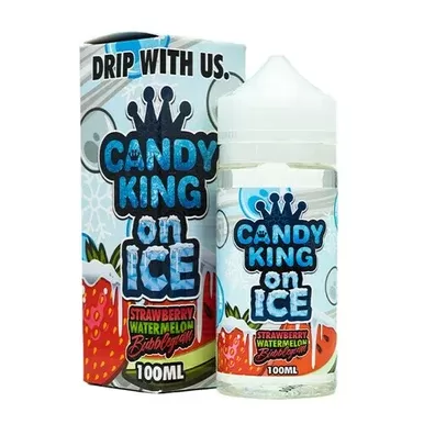 Strawberry Watermelon Bubblegum on Ice Candy King 100mL - Nicotine Level#0mg>3mg>6mg>100mL