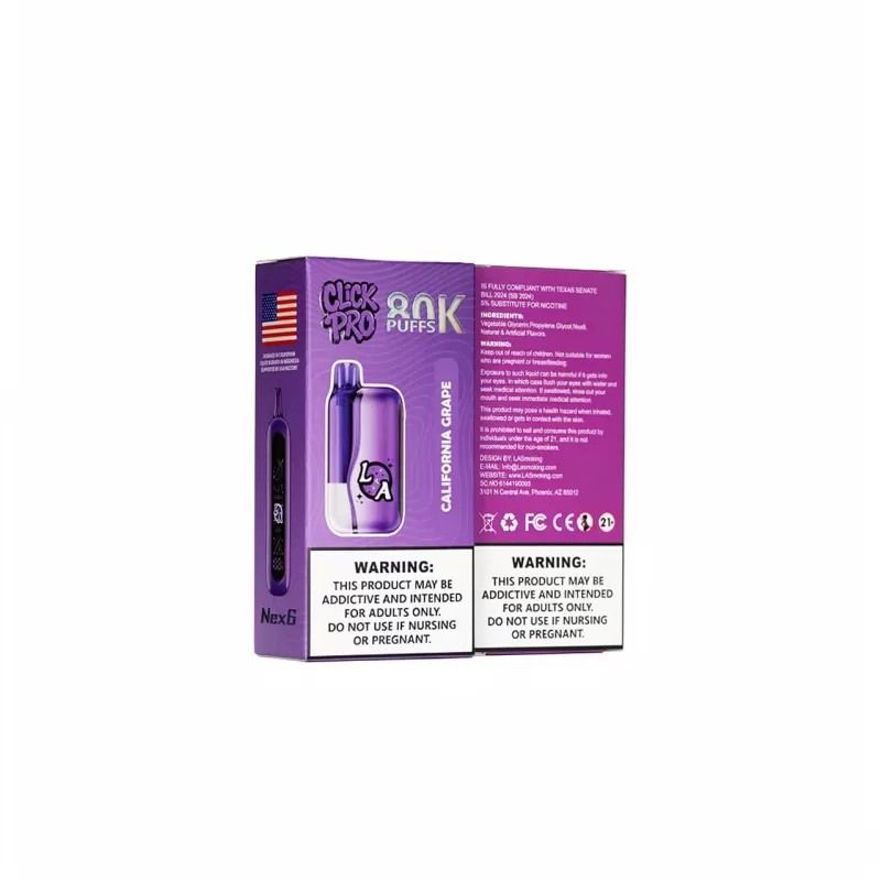 L&A Click Pro 80K Disposable Vape Kit 22mL - Image 3