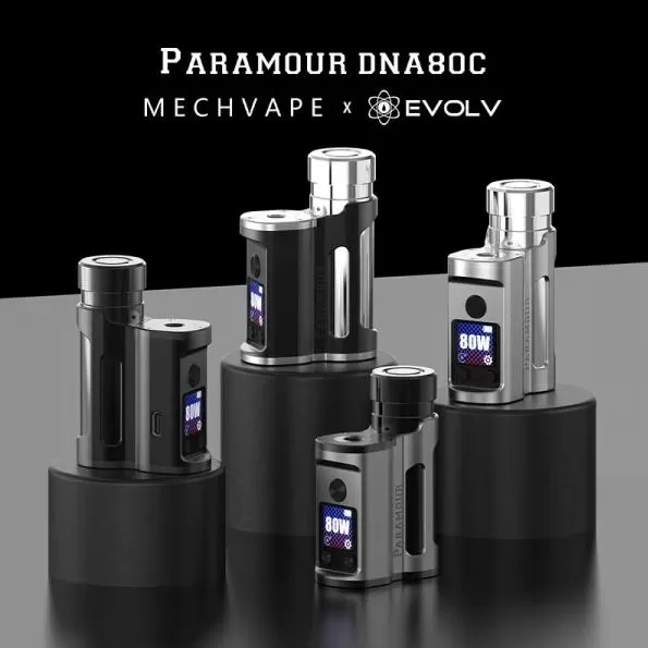 Paramour SBS DNA80C Full Black – Mechvape X Evolv - Image 2