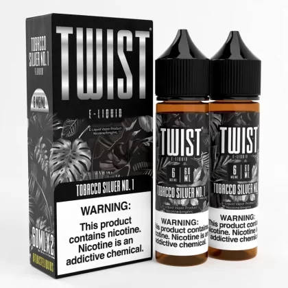 Tobacco Silver No.1 – Twist 120ml Sundried Tobacco Vape