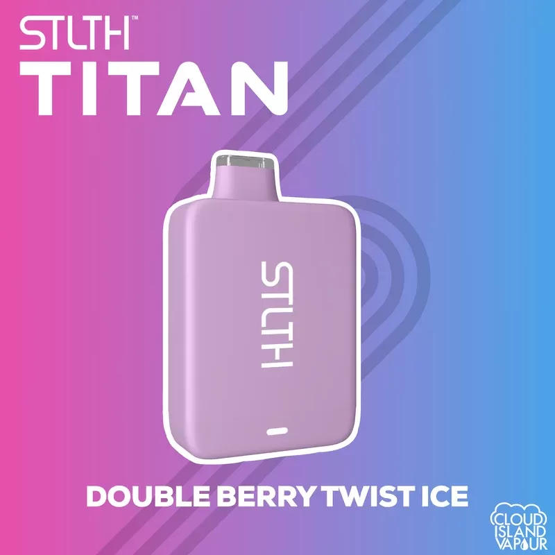 STLTH TITAN 10K Disposable Vape – Double Berry Twist Ice