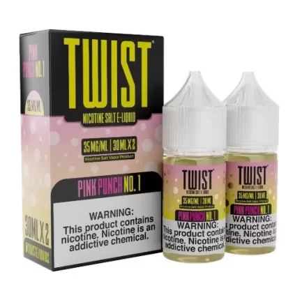 Twist E-Liquid Salts – Pink Punch No 1 2x30ml - Vape Product, Vape Product (125DEB)