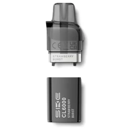 Strawberry Burst Crystal CL6000 Pods by SKE - Ecigarettedirect Co
