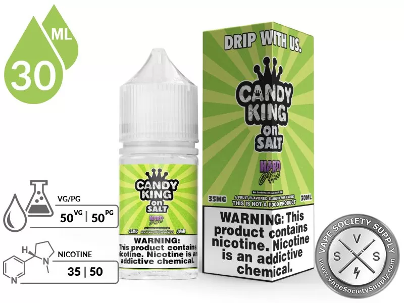 Hard Apple Candy King On Salt 30ml - Image 2