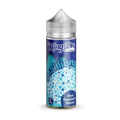 KINGSTON GAZILLIONS BLUE RASPBERRY 100ML SHORTFILL E-LIQUID