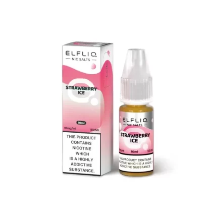 Strawberry Ice Nic Salt By Elf Bar ElfLiq