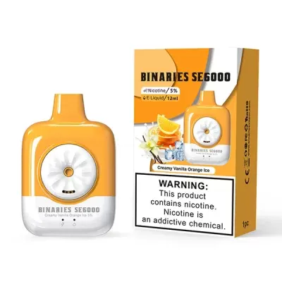 Horizontech Binaries SE6000 Creamy Vanilla Orange Ice Disposable Vape