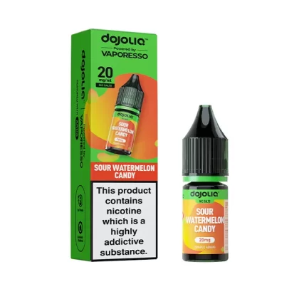 Sour Watermelon Candy Nic Salt by Vaporesso Dojoliq - 10 mg - Medium Strength