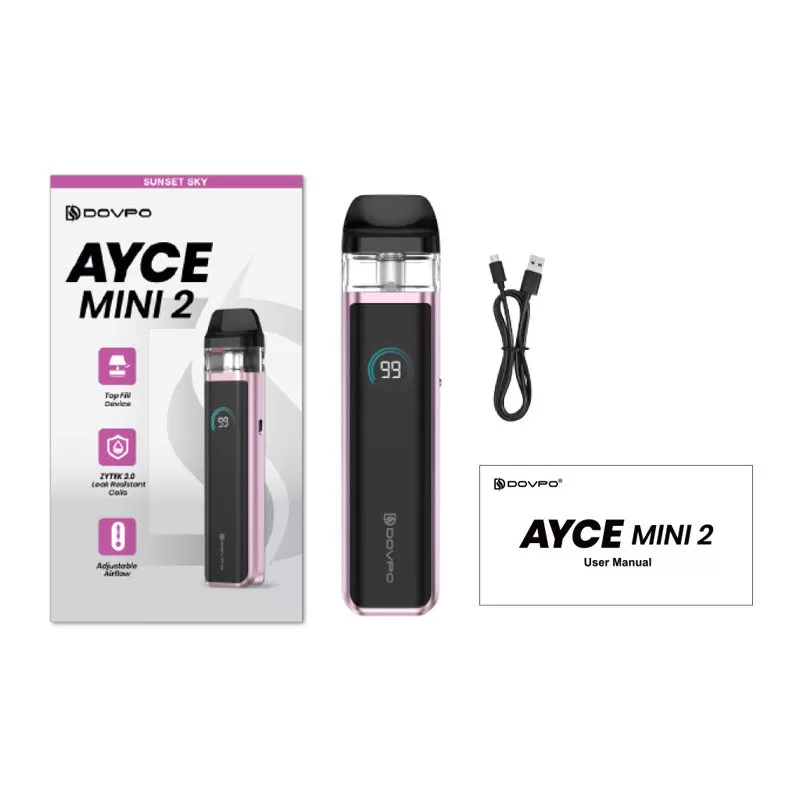 DOVPO Ayce Mini 2 Pod Kit - Purple Pink - Image 3