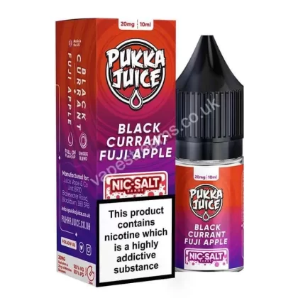 Blackcurrant Fuji Apple Nicotine Salt E-Liquid by Pukka Juice - Vapestreams Co