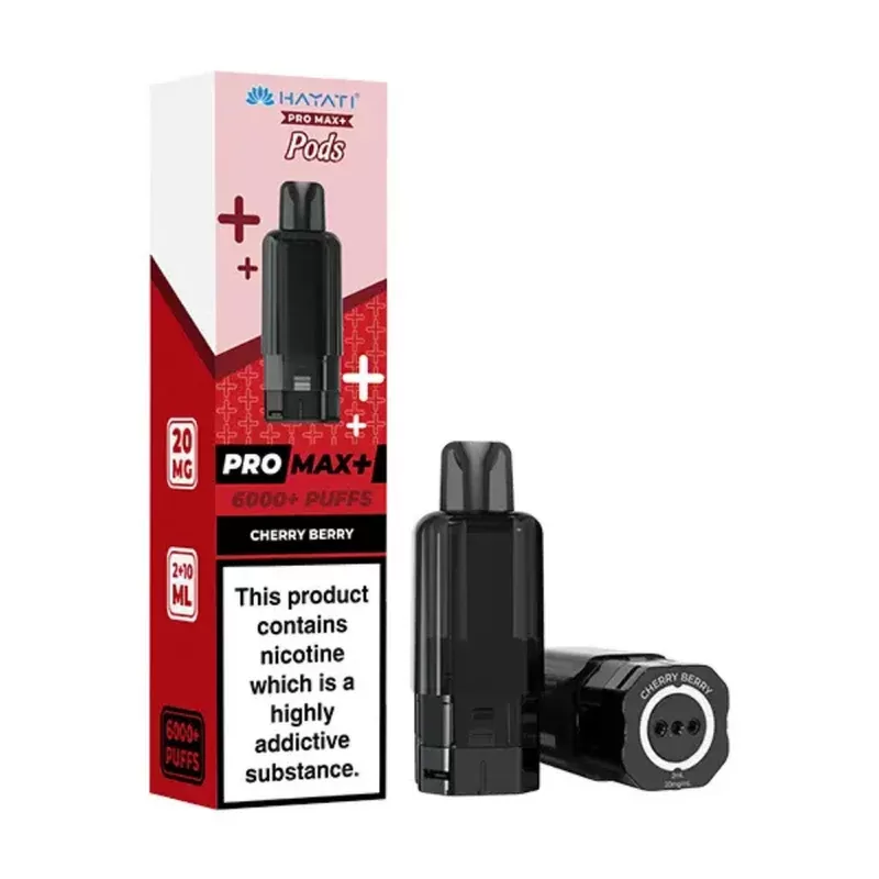 Hayati Pro Max Plus 6000 Prefilled Pod Cherry Berry - Ecigpremium
