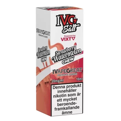 IVG Salt Strawberry Watermelon 10ml 20mg – vape juice med nikotinsalt