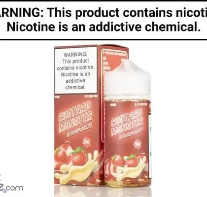 STRAWBERRY BY CUSTARD MONSTER 100ML - Vapejuice