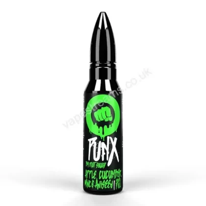 Apple Cucumber Mint & Aniseed E-Liquid Shortfill by Riot Squad Punx - Vapestreams Co