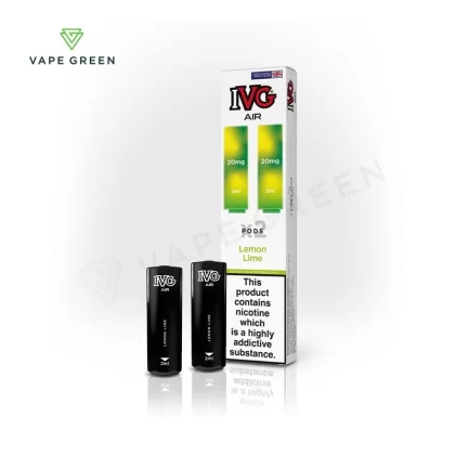 Lemon Lime Prefilled Pods by IVG Air