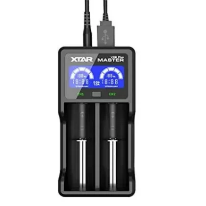 XTAR Master VC2 Plus USB LCD Li-ion/Ni-MH Battery Charger - Ecigdepot