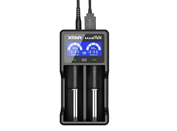 XTAR Master VC2 Plus USB LCD Li-ion/Ni-MH Battery Charger - Ecigdepot